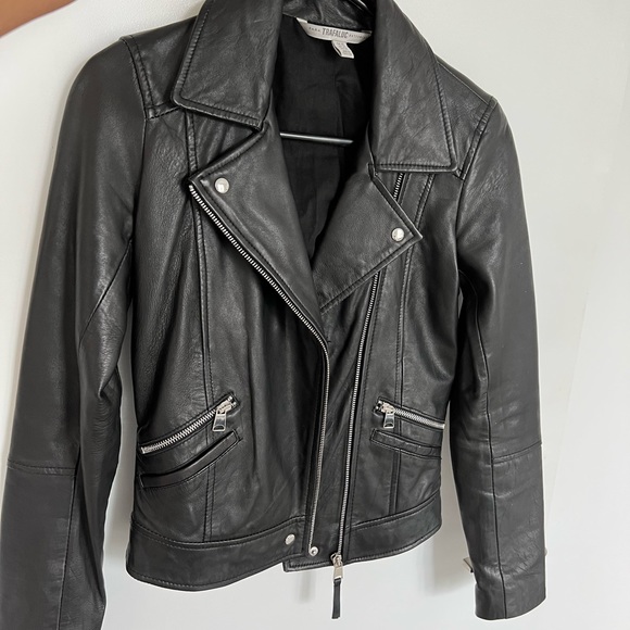 ZARA leather jacket - like new!! - Picture 3 of 7
